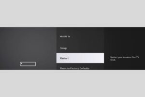 Restart Firestick
