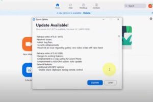 Update Zoom App